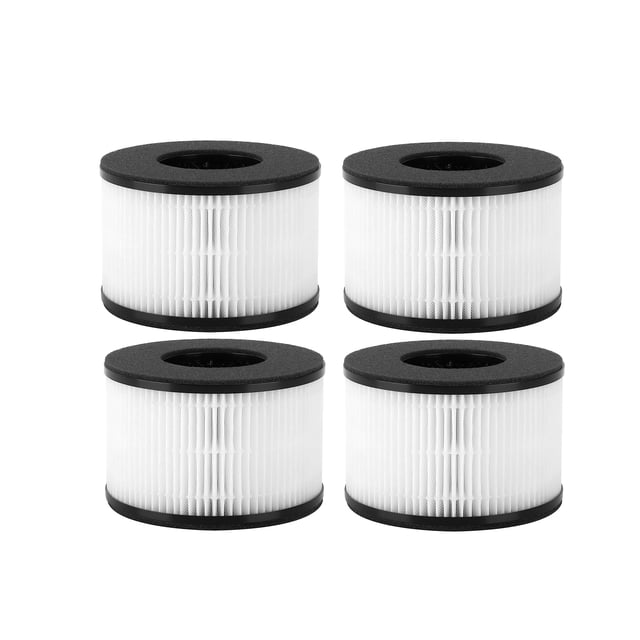 CPGSY True HEPA Replacement Filter Compatible for PARTU BS-03 and Slevoo Air Purifiers With 3-in-1 Filtration System, Part U, Part X, 4 Pac