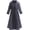 Only Coat, variant on Girls Black Plaid Long Coat Costume Halloween Gothic College Style Cosplay Dress up for 7-8Y
