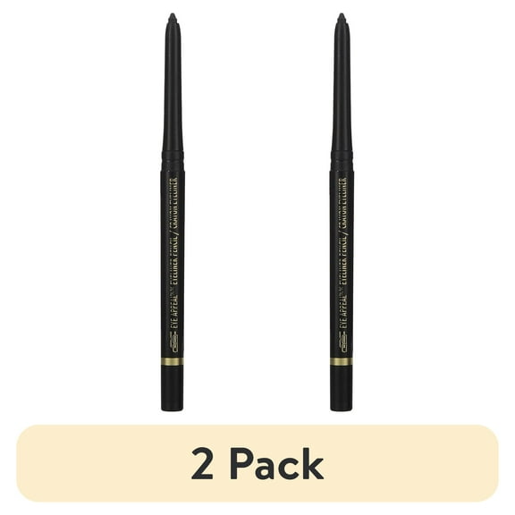 (2 pack) Black Radiance Eye Appeal Eyeliner Retractable Pencil - Beautiful Black