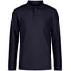 thumbnail image 1 of Polo Nautica Big Boys, uniforme de manga larga, piqué azul marino, 1 of 1