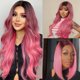 thumbnail image 2 of Hair Bundles Yuksoocosh Ombre 1B/Rosa Lacio 60 65 70 cm, 2 of 8