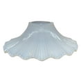 thumbnail image 2 of B&P Lamp® 7 1/4" Opal Glass Petticoat Shade To Slip Onto Lamp Chimney, 2 of 5