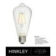 thumbnail image 4 of Hinkley Lighting - LED Post Top or Pier Mount Lantern - Lakehouse - 1 Light, 4 of 6