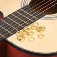 thumbnail image 5 of Unique Bargains Guitar Nuts and Washers 3/8' Guitar Input Output Jack Socket Nuts Gold for Guitars Bass 5 Set, 5 of 5