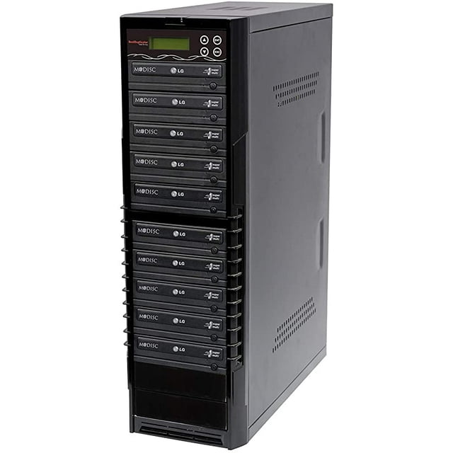 Bestduplicator BD-LG-9T 9 Target 24x SATA DVD Duplicator avec Brûleur LG Intégré (1 à 9)