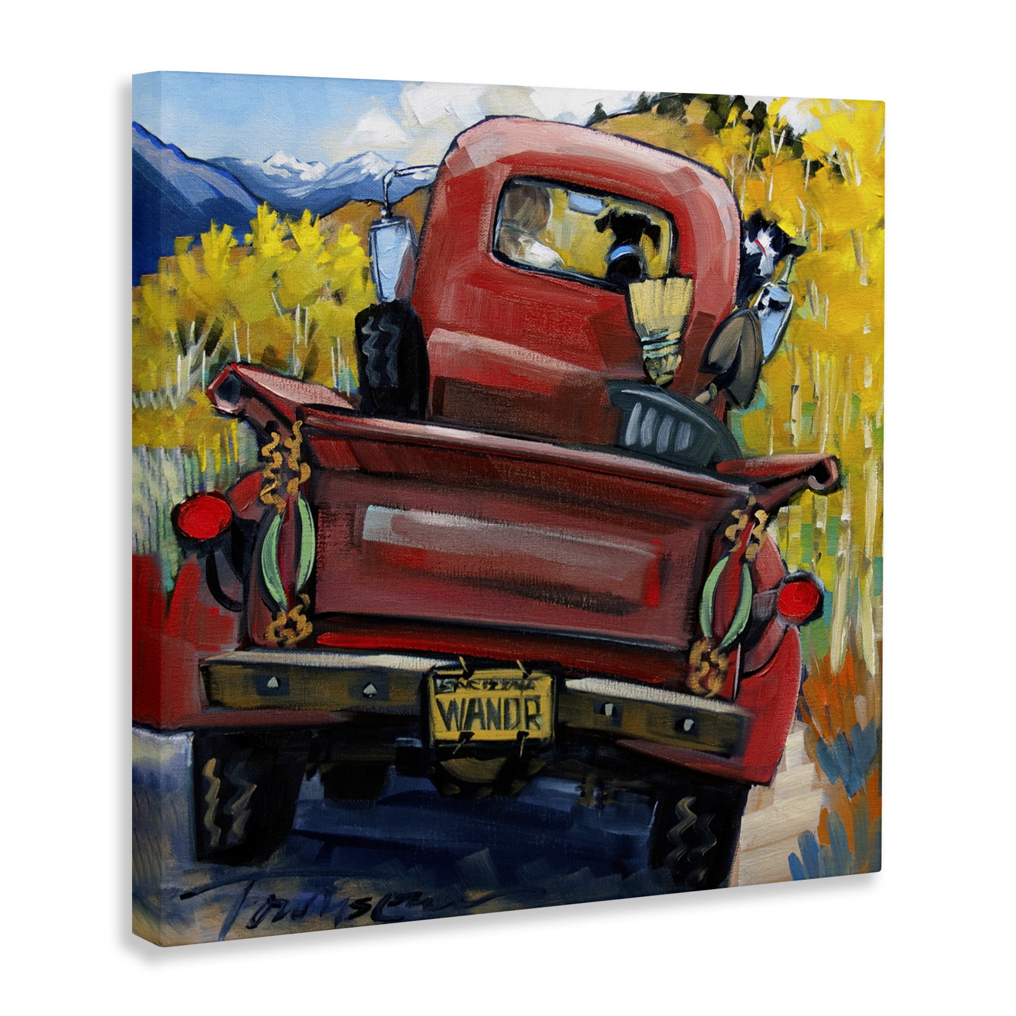 Stupell Industries Wander Truck Through Wheat Grass Canvas Wall Art, design by CR Townsend