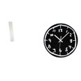 thumbnail image 1 of Pantalla de lámpara de pie,Lámpara de estudio minimalista con pantalla,Reloj de pared,Reloj de pared silencioso y decorativo que no hace tictac,Reloj moderno de 12 pulgadas para pared de casa, 1 of 8