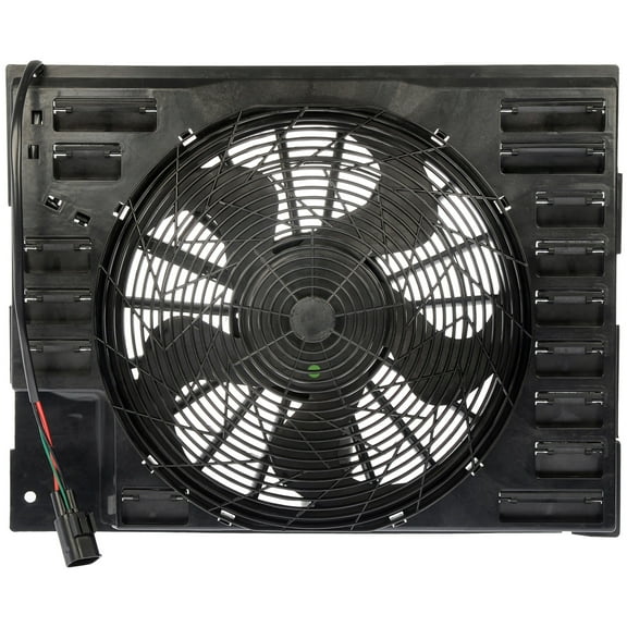 Dorman 621-210 A/C Condenser Fan Assembly for Specific BMW Models Fits select: 2002-2003 BMW 745, 2003-2008 BMW 760