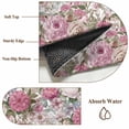 thumbnail image 6 of Area Rug for Living Room, Light Pink Spring Floral Non-Slip Indoor Large Carpet for Bedroom/Dining Room, Vintage Summer Botanical Washable Low-Profile Rectangle Floor Mat Runner Rugs - 3 x 5 Ft, 6 of 8
