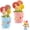 Pink+Blue, variant on Flower Pot Measuring Spoons, Cute Ceramic Flower Shaped Measuring Cups, 4 Pack Ceramic Decorative Flower Shaped Kitchen Accessories (Pink+Blue)