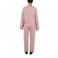 thumbnail image 2 of Pyjama pour Femmes, Mignon à Pois, Haut à Manches Longues et Pantalon, Ensemble de Pyjama en Polyester, 2 of 3