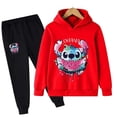 thumbnail image 3 of Conjuntos de ropa para bebés Stitch, trajes para niños de 1 a 16 años, chándales para niños, trajes deportivos de marca para niños, sudaderas con capucha Stich, camisetas y pantalones, conjunto de 2 p, 3 of 4