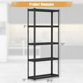 thumbnail image 2 of Gymax 3PCS 5-Tier Heavy Duty Storage Shelf Storage Utility Rack Shelf w/Anti-tipping Device, 2 of 10
