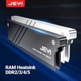 thumbnail image 2 of RAM Heatsink Cooler with Thermal Pads for DDR2 DDR3 DDR4 DDR5 - PC Memory Cooling Kit, Desktop Computer Heat Dissipation, Grey 2pcs, 2 of 6