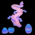 thumbnail image 4 of Dragón impreso en 3D de Fidget Toy Flavery con forma de huevo y arcoíris, 4 of 7