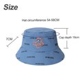 thumbnail image 2 of 54-58cm sombrero de circunferencia sombrero de verano mujer bordado oso pescador sombrero sombrilla lavabo sombrero protector solar al aire libre sombrero MFZFUKR BST3054648-4, 2 of 5