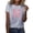 Light Gray, variant on Spring T Shirts for Women Casual Short Sleeve Graphic Print Soft Basic With Round Neck Tops Cute Trendy Y2k Fashion Tees