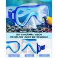 thumbnail image 3 of Set de Snorkel FosDero para Niños con Máscara y Aletas, Azul, Niños de 6 a 14 años, 3 of 6