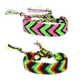 thumbnail image 2 of Pulsera trenzada del orgullo de varios colores, accesorio del desfile del orgullo del arcoíris, joyería del orgullo para hombres y mujeres, 2 uds., 2 of 6