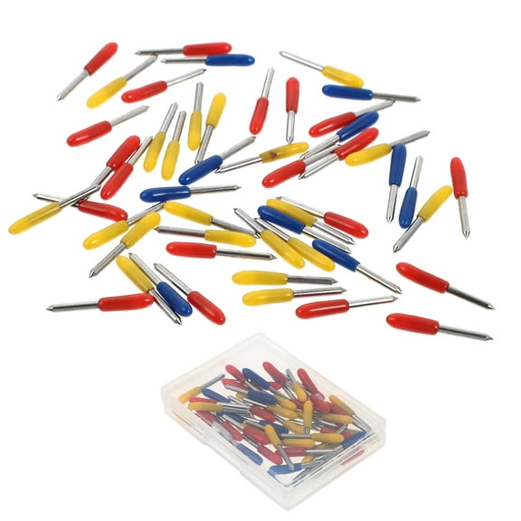 OUNONA 50Pcs Industrial Use Plotter Cutting Tool Tungsten Steel Replacement Cutters for Artists