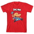thumbnail image 5 of Dog Man Running Youth Red Crew Neck Short Sleeve T-shirt-Medium, 5 of 7