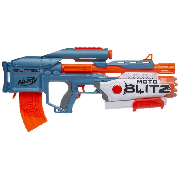 NERF Elite 2.0 Motoblitz 本体 Nerf Elite 2.0 Motoblitz Blaster, 2 Blast Modes, Motorized 10-Dart