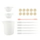 thumbnail image 4 of Juego de herramientas para manualidades con resina, kit de herramientas para mezclar resina con taza medidora de silicona, kit de herramientas para taza medidora de, 4 of 14