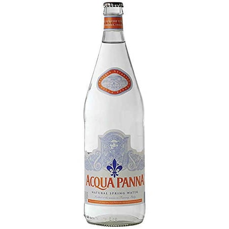 acqua - natural spring mineral water - 1 l (6 glass bottles)