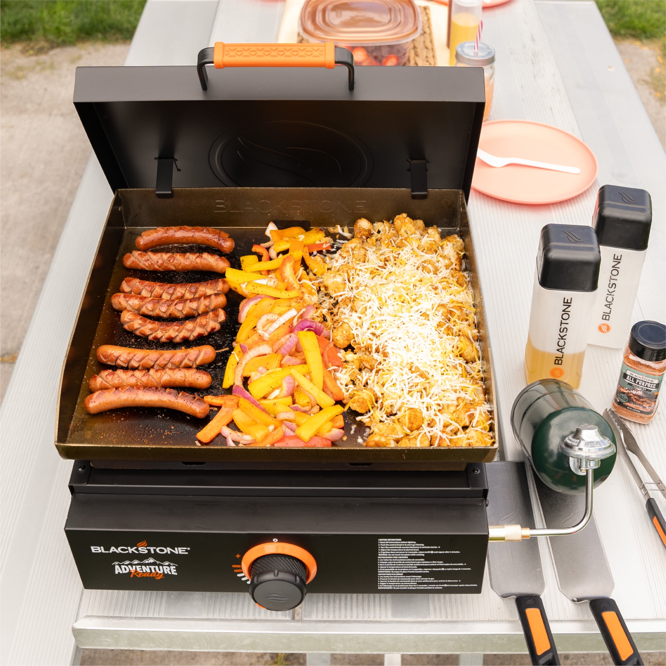 Blackstone Adventure Ready 17-Inch Propane Griddle with Hard Cover