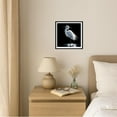 thumbnail image 4 of Moonow7 White Egret Wildlife Wall Art Picture – Framed Bird Print, Small Minimalist Animal Artwork for Bedroom, Coastal Wall Decor for Living Room, Modern Zen Home Aesthetic, Size 12x12″, 4 of 14