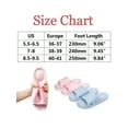 thumbnail image 3 of HYwys Bedroom Slippers For Women House Shoes Non Slip Indoor Shower Slippers Round Toe Slip On Soft Sole Rubber Slippers For Pool Beach Bathroom,Pink Blue, 3 of 8