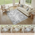 thumbnail image 3 of UERMEI Area Rugs for Living Room 10x12 Washable Rug Vintage Pattern Large Non-Slip Stain Resistant Soft Durable Floor Carpet for Bedroom, Dining Room, Home Office - Gray, 3 of 4