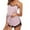 Rose Gold, variant on ICHUANYI Women Sleepwear Sleeveless Strap Nightwear Lace Trim Satin Cami Top Pajama Sets