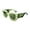 Green, variant on Oversized Square Sunglasses for Women Men Thick Frame Shades B4074