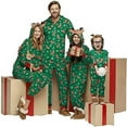 thumbnail image 3 of Viworld Christmas Family Matching Hoodie Pajamas Reindeer Romper Long Sleeve One Piece Jumpsuit Zipper Pjs for Adult Kids Baby, 3 of 10