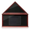 thumbnail image 2 of Reminded Large Military Shadow Box Memorial Flag Display Case fits 5' x 9' Flag, Solid Wood Mahogany Finish, 2 of 7