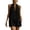 Black, variant on WAGUTH Women's Cotton Linen Halter Rompers Sleeveless V-Neck Shorts Jumpsuit with Pockets for Summer Beach Vacation & Casual Daily