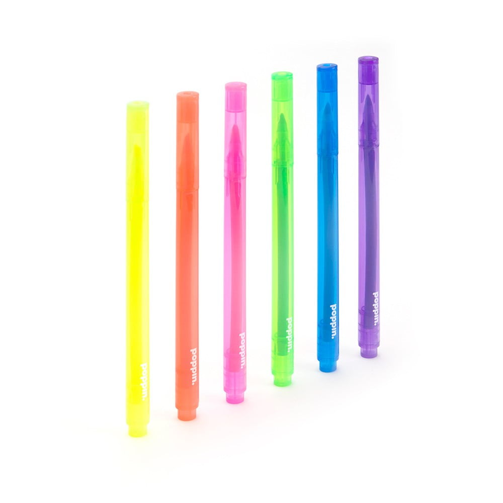 Poppin Highlighters, Assorted Colors, 12 Count