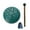 Green, variant on Eoperou Steel Tongue Drum: 3 Inches 6 Notes Outside Garden Rain Chime Mini Chakra Drum Small Ethereal Handpan Drum with Mallet for Zen Yoga