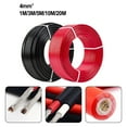 4Mm² Black Red Solar Panel Extension Cable Wire Pv Connector Ip67 10Awg