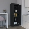 thumbnail image 5 of CoSoTower Pantry Cabinet Clinton, Kitchen, Black, 5 of 7