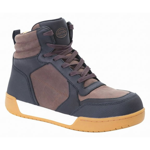 Oliver (Honeywell) NXAL312-MEDShoes:Safety;Nextgen - Mens All Leather High BROWN SIZE 9