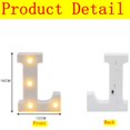 thumbnail image 2 of Bxaolu Light Up Letters, Led Letters Lights 26 Alphabet, Decorative Lighted Letters, Battery Powered Led Marquee Light Up Letters for Party, Wedding, Birthday, Bar, Night Light, Home Decor, 2 of 8