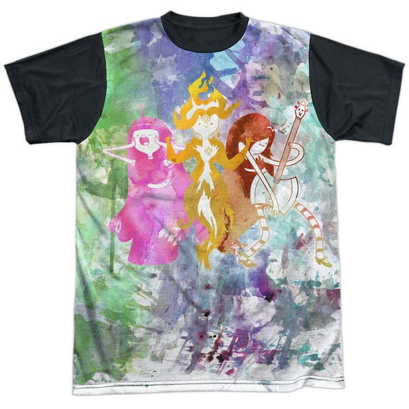 Adventure Time Men's Three Ladies Sublimation T-shirt XX-Large White
