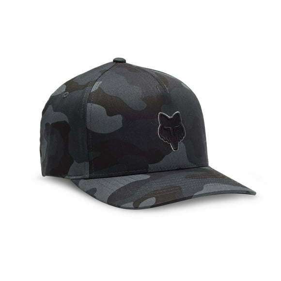 Gorra Fox Racing Fox Head Flexfit negra CAMO Talla S