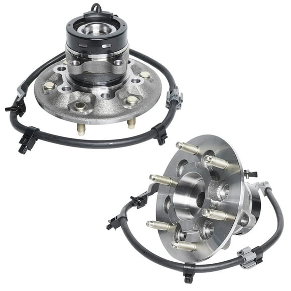 Detroit Axle - 2WD Front Wheel Bearing Hubs for 04-08 Chevy Colorado GMC Canyon Isuzu i-280 i-290 i-370, Replacement 2004 2005 2006 2007 2008 Wheel Bearing and Hubs Assembly Set