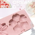 thumbnail image 4 of Popsicles Molds, Silicone Popsicle Molds Reusable Ice Pop Mold, Popsicle Molds Silicone BPA Free, Easy Release Ice Cream Tray Cakesicles DIY Sakura Molds, 4 of 4