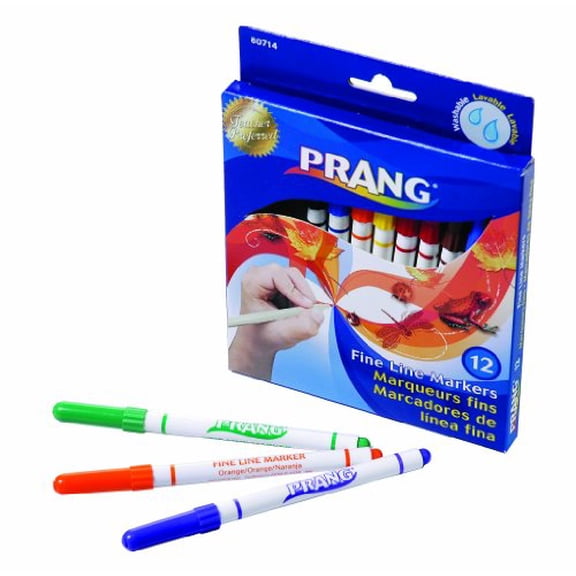 Dixon, DIX80714, Fine Line Markers, 12 / Set