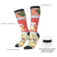 thumbnail image 4 of Masiiu Bluey Print Adult Crew socks, Comfortable Novelty Colorful Patterned, Breathable, Stylish Colorblock for Men Women, 4 of 6