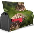 thumbnail image 3 of Funny Owl Tilting Head Mailbox Magnetic Post Mailbox Cover Garden Decor Outdoor Large 25.5" X 21", 3 of 5
